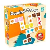 JOGO MAD. DOMINÓ EM CORES 28 PEÇAS NIG
