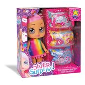 Boneca Diver Surprise Dolls c/ Acessórios Surpresa Divertoys Mod.3