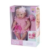 Boneca Diver New Born Dengo com Olho Móvel Divertoys