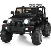 Carro Eletrico Infantil a Bateria 12V 4x4 1 Assento com 3 Velocidades, COSTZON, Branco