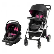 Carrinho de Bebê Disney Baby Minnie Mouse com Design Leve, Preto