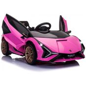 Carro Elétrico Infantil Lamborghini a Bateria 12V com Controle Remoto e Portas Giratórias, Tobbi, Branco