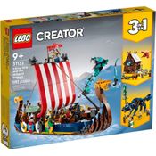 31132 - LEGO Creator - Navio Viking e a Serpente de Midgard