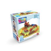 Blocos de Montar Box Fazendinha Dismat 20 peças