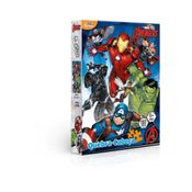 Quebra Cabeça Vingadores Avengers 100 Peças Toyster