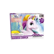 Quebra Cabeça Unicórnio Rainbow 150 Peças Pais e Filhos