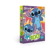 Quebra Cabeça 100 Peças Stitch Novo Papel Toyster