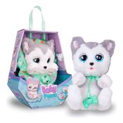 Boneco Pelúcia Interativo Baby Paws Husky Multikids 22cm BR1814