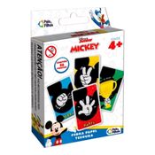 Jogo de Cartas Papel Pedra e Tesoura Mickey Disney Pais e Filhos