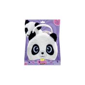 Pelúcia Cutie Handbag Ursinho Panda c/ Bolsinha Deluxe Multikids