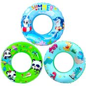 3 Boias de Cintura Infantil para Meninos 80cm Diâmetro Suporta até 50kg
