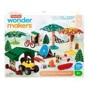 Cenário Acampamento de Aventuras 70 Peças -  Fisher Price - Mattel GFJ10