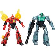 Transformers EarthSpark Cyber-Combiner Terran e Robby F8438