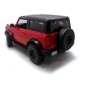 Miniatura Ford Bronco Wildtrak 2021 1:18 Vermelho SPECIAL EDITION