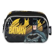 Estojo Infantil Luxcel Duplo Batman Preto