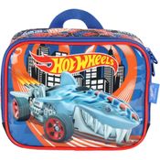 Lancheira Infantil Luxcel Hot Wheels Azul