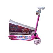 Patinete Infantil 3 Rodas Patrulha Canina rosa