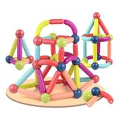 Brinquedo Blocos De Montar Magneticos 36peças