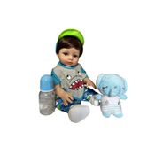 Bebe Reborn Menino Silicone 47 Cm Davi
