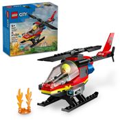 LEGO - City Fire - Helicóptero de Resgate dos Bombeiros - 60411