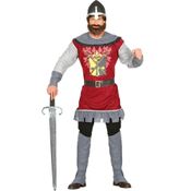 Fantasia Medieval Masculina Adulta de Luxo Exclusiva com Cobre Botas
