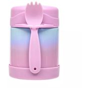 Pote Termico C/ Colher - Degrade Rosa - Buba