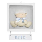 Porta Maternidade Quadro Acrílico Ovelha