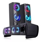 Caixa De Som Para Computador 2x1 - Barra ou Par Potência 12w Rms
