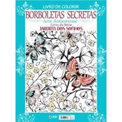 Livro De Colorir - Borboletas Secretas Português Capa comum