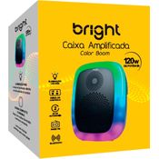 Caixa De Som Portátil Bright Color Boom, Bluetooth, RGB, 120W, Bivolt - C13