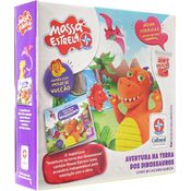 LIVRO UMA AVENTURA NA TERRA DOS DINOS C MASSA - ESTRELA