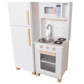 Kit Mini Cozinha Infantil com Geladeira