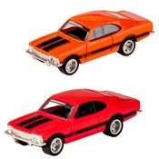 Kit 2 Carrinhos Em Metal Chevrolet Opala SS 1978 Original CKS Toys, Pneus De Borracha, Miniatura Edição Colecionador