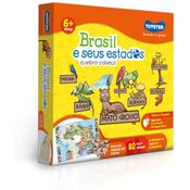 BRASIL E SEUS ESTADOS - QUEBRA CABEÇA 82 PEÇAS TOYSTER