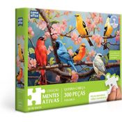 MENTES ATIVAS - PASSAROS NA CEREJEIRA  - QUEBRA-CABEÇA 300 PEÇAS - TOYSTER