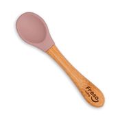 Colher de Bamboo e Silicone Introdução Alimentar Freso Baby