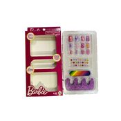 kit de Unhas Postiças - Barbie com Lixa - Toyng