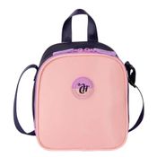 Lancheira Termica Transversal Capricho Block Pessego E Lilas