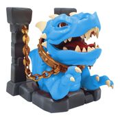 Brinquedo Fantoche de Plastico Dragão Shard com Som e Animação Azul Multikids - BR2266 BR2266