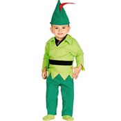 Fantasia Peter Pan Bebê Menino de Luxo com Chápeu