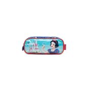 Estojo Escolar Feminino Branca de Neve Azul Escuro