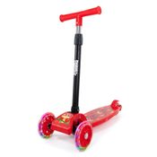 PATINETE INFANTIL DOBRÁVEL 3 RODAS LED ATÉ 40KG VERMELHO CONECT BRINQ