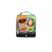 Lancheira Térmica Infantil Masculina Toy Story  Verde e Caramelo