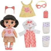 Baby Alive Minha Melhor Amiga Katie Kat Cabelos Pretos Brinquedo Boneca Bebê