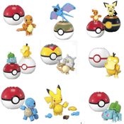 Blocos de Montar - Mega Pokémon - Pokébola - 2-packs - Supresa - Mattel