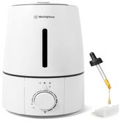 Umidificador Ultrassônico Portátil 6L com Aromaterapia, até 36H, 110v, WESTINGHOUSE WSHUMH523, Branco