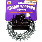 Decoração Halloween Arame Farpado Fake de Plástico