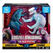 2 Bonecos Godzilla Vs Shimo De 15Cm Com Acessórios Godzilla