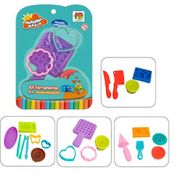 Massinha Mania Kit Ferramentas Cartela Dm Toys