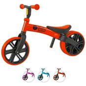 Bicicleta sem Pedal Infantil Yvolution 101047 para Crianças de 1 a 4 Anos, Vermelha Escuro